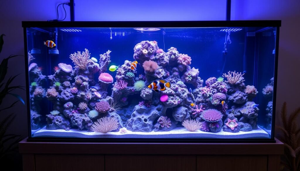 saltwater reef tank building